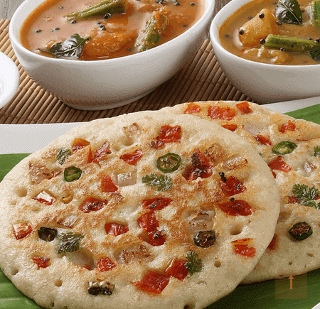 Tomato & Peas Uttapam